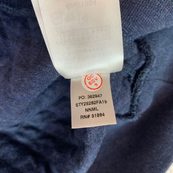 Patagonia Women's XS Cotton Quilt Snap-T Pullover Navy & Red Maker's Mark Logo - Picture 8 of 10